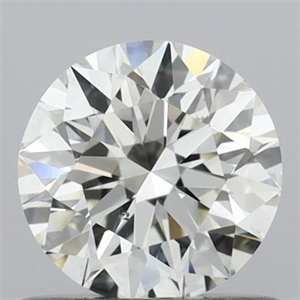 Picture of Natural Diamond 0.60 Carats, Round with Excellent Cut, I Color, VS2 Clarity and Certified by IGI