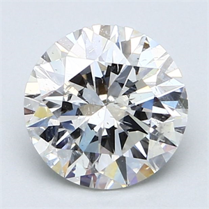 Picture of Natural Diamond 2.06 Carats, Round with Excellent Cut, G Color, I1 Clarity and Certified by GIA