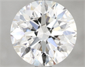 Natural Diamond 2.00 Carats, Round with Excellent Cut, F Color, SI1 Clarity and Certified by GIA