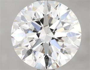 Picture of Natural Diamond 2.00 Carats, Round with Excellent Cut, F Color, SI1 Clarity and Certified by GIA