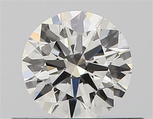 Picture of Natural Diamond 0.40 Carats, Round with Excellent Cut, H Color, VS2 Clarity and Certified by GIA