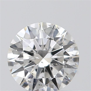 Picture of Natural Diamond 0.45 Carats, Round with Excellent Cut, F Color, SI2 Clarity and Certified by GIA