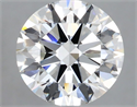 Natural Diamond 2.45 Carats, Round with Excellent Cut, I Color, IF Clarity and Certified by GIA