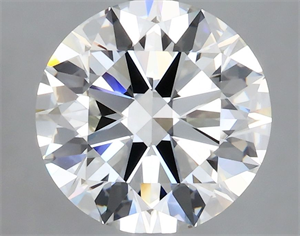 Picture of Natural Diamond 2.45 Carats, Round with Excellent Cut, I Color, IF Clarity and Certified by GIA