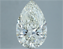 Natural Diamond 5.09 Carats, Pear with  Cut, H Color, VVS1 Clarity and Certified by IGI