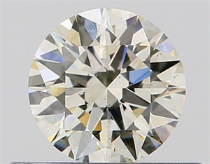 Picture of Natural Diamond 0.40 Carats, Round with Excellent Cut, J Color, SI2 Clarity and Certified by GIA