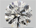 Natural Diamond 0.50 Carats, Round with Excellent Cut, H Color, SI2 Clarity and Certified by GIA