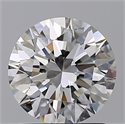 Natural Diamond 1.50 Carats, Round with Excellent Cut, F Color, VVS2 Clarity and Certified by GIA