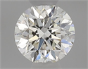 Natural Diamond 0.40 Carats, Round with Excellent Cut, H Color, VS2 Clarity and Certified by GIA