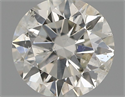 Natural Diamond 0.40 Carats, Round with Very Good Cut, H Color, SI2 Clarity and Certified by IGI