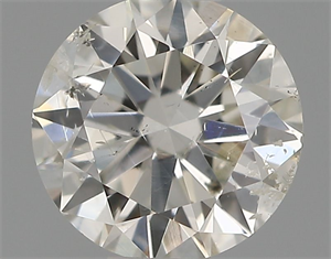 Picture of Natural Diamond 0.40 Carats, Round with Very Good Cut, H Color, SI2 Clarity and Certified by IGI