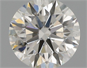 Natural Diamond 0.40 Carats, Round with Excellent Cut, H Color, VS2 Clarity and Certified by IGI