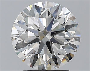 Picture of Natural Diamond 2.51 Carats, Round with Excellent Cut, G Color, VS2 Clarity and Certified by GIA