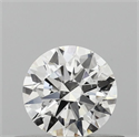 Natural Diamond 0.40 Carats, Round with Excellent Cut, E Color, SI2 Clarity and Certified by GIA