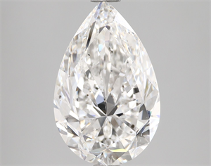 Picture of Natural Diamond 3.02 Carats, Pear with  Cut, E Color, SI1 Clarity and Certified by GIA