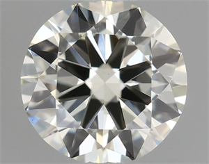 Picture of Natural Diamond 0.45 Carats, Round with Excellent Cut, K Color, VVS2 Clarity and Certified by IGI