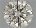 Natural Diamond 0.60 Carats, Round with Excellent Cut, J Color, SI2 Clarity and Certified by IGI