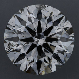 Picture of Natural Diamond 2.05 Carats, Round with Very Good Cut, F Color, I1 Clarity and Certified by GIA