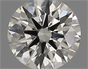 Natural Diamond 0.51 Carats, Round with Excellent Cut, K Color, VS2 Clarity and Certified by GIA