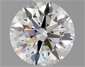 Natural Diamond 1.67 Carats, Round with Excellent Cut, I Color, VS1 Clarity and Certified by GIA