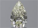 Natural Diamond 1.30 Carats, Pear with  Cut, K Color, VVS2 Clarity and Certified by IGI