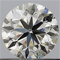 Natural Diamond 0.40 Carats, Round with Very Good Cut, F Color, SI1 Clarity and Certified by GIA