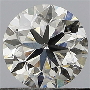 Picture of Natural Diamond 0.40 Carats, Round with Very Good Cut, F Color, SI1 Clarity and Certified by GIA