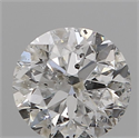 Natural Diamond 0.70 Carats, Round with Very Good Cut, F Color, I1 Clarity and Certified by IGI