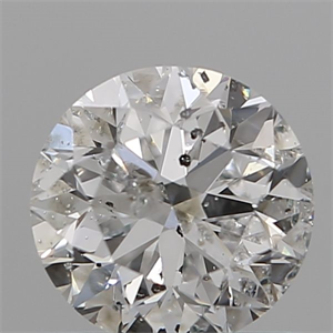 Picture of Natural Diamond 0.70 Carats, Round with Very Good Cut, F Color, I1 Clarity and Certified by IGI