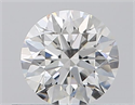 Natural Diamond 0.43 Carats, Round with Excellent Cut, D Color, SI1 Clarity and Certified by GIA