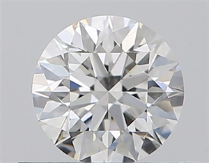 Picture of Natural Diamond 0.43 Carats, Round with Excellent Cut, D Color, SI1 Clarity and Certified by GIA