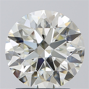 Picture of Natural Diamond 2.51 Carats, Round with Excellent Cut, I Color, VS1 Clarity and Certified by IGI