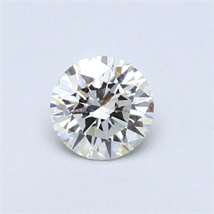 Picture of Natural Diamond 0.40 Carats, Round with Excellent Cut, I Color, SI1 Clarity and Certified by GIA