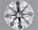 Natural Diamond 1.73 Carats, Round with Excellent Cut, E Color, VVS2 Clarity and Certified by GIA