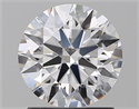 Natural Diamond 1.40 Carats, Round with Excellent Cut, D Color, VS1 Clarity and Certified by GIA