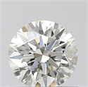 Natural Diamond 0.50 Carats, Round with Excellent Cut, K Color, VS1 Clarity and Certified by GIA