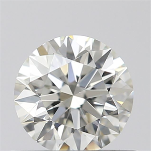 Picture of Natural Diamond 0.50 Carats, Round with Excellent Cut, K Color, VS1 Clarity and Certified by GIA