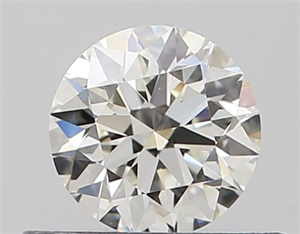 Picture of Natural Diamond 0.40 Carats, Round with Excellent Cut, I Color, VVS1 Clarity and Certified by GIA