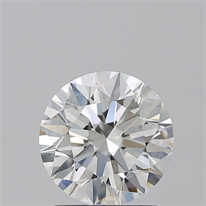 Picture of Natural Diamond 1.60 Carats, Round with Excellent Cut, G Color, IF Clarity and Certified by GIA