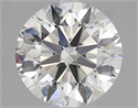 Natural Diamond 2.51 Carats, Round with Excellent Cut, I Color, VS1 Clarity and Certified by GIA