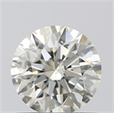 Natural Diamond 0.70 Carats, Round with Excellent Cut, K Color, SI2 Clarity and Certified by IGI