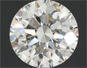 Natural Diamond 5.01 Carats, Round with Excellent Cut, K Color, SI1 Clarity and Certified by IGI