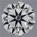 Natural Diamond 0.40 Carats, Round with Good Cut, E Color, SI1 Clarity and Certified by GIA