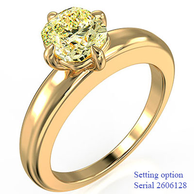 1,19 quilates, diamante cojín con muy buena talla, color amarillo elegante, claridad SI2 y certificado por EGS/EGL, 370408