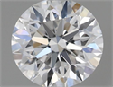 Natural Diamond 0.40 Carats, Round with Excellent Cut, F Color, VVS1 Clarity and Certified by GIA