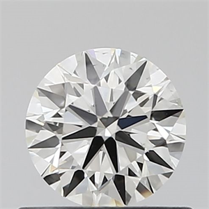 Picture of Natural Diamond 0.50 Carats, Round with Excellent Cut, H Color, VS2 Clarity and Certified by IGI