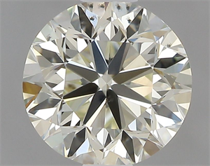 Picture of Natural Diamond 0.70 Carats, Round with Good Cut, K Color, VS2 Clarity and Certified by IGI