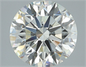 Natural Diamond 2.30 Carats, Round with Excellent Cut, J Color, IF Clarity and Certified by GIA