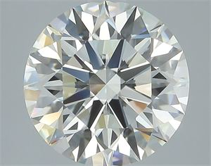 Picture of Natural Diamond 2.30 Carats, Round with Excellent Cut, J Color, IF Clarity and Certified by GIA