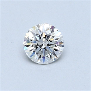 Picture of Natural Diamond 0.40 Carats, Round with Very Good Cut, E Color, SI1 Clarity and Certified by GIA